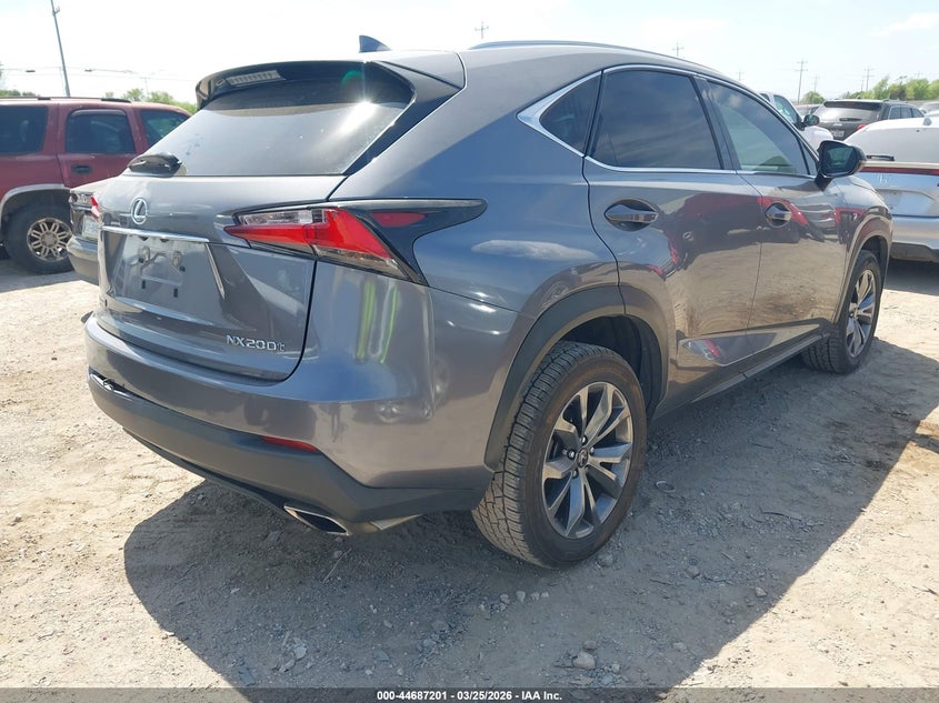Vin: jtjyarbz3h2080990, lot: 45184316, lexus nx 200t f sport 20174