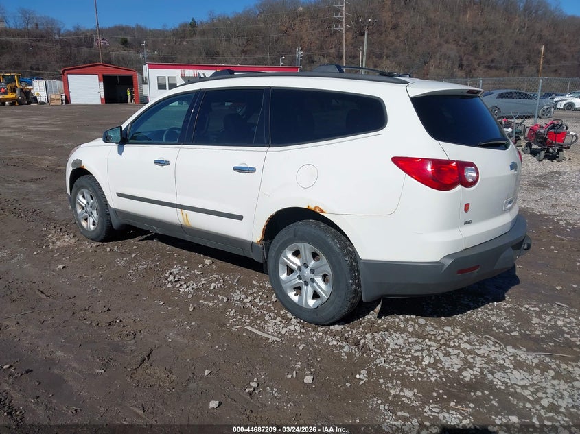 Vin: 1gnkveed0bj106665, lot: 45184324, chevrolet traverse ls 20113