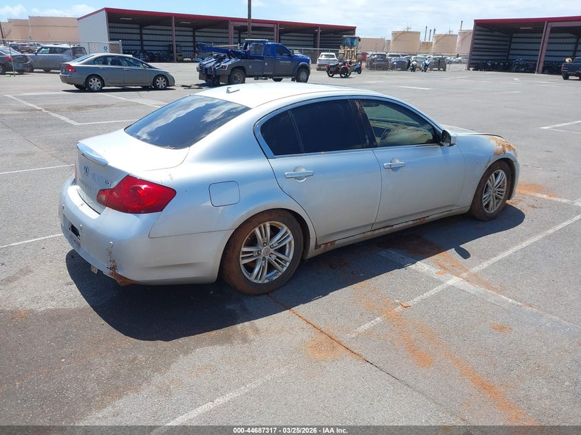 Vin: jn1dv6ap5cm700291, lot: 45184432, infiniti g25 journey 20124