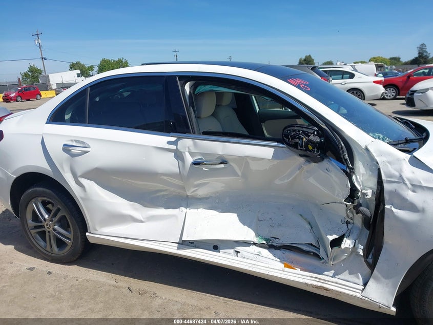 2020 Mercedes-Benz A 220 VIN: W1K3G4EB4LJ234401 Lot: 44687424