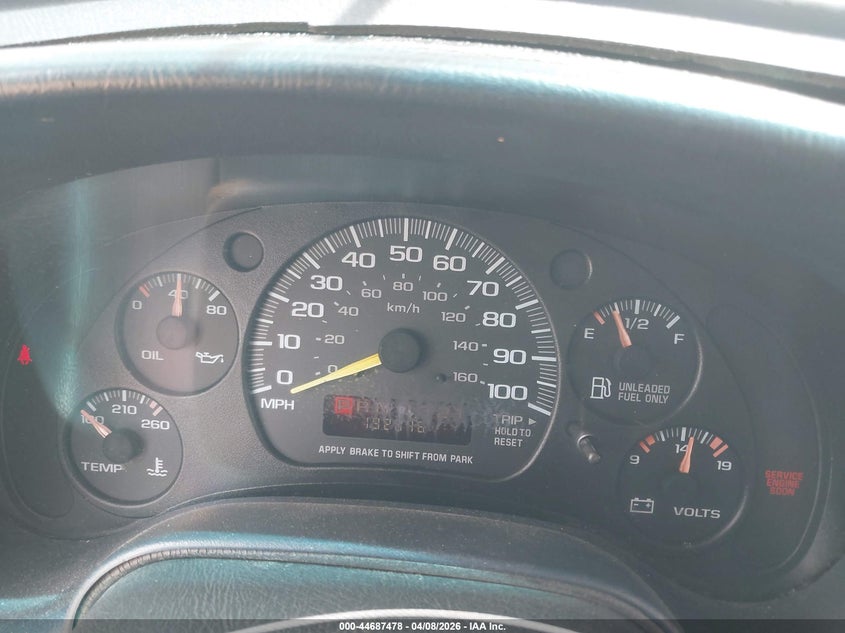 1998 Chevrolet Astro VIN: 1GNDM19W4WB166450 Lot: 44687478