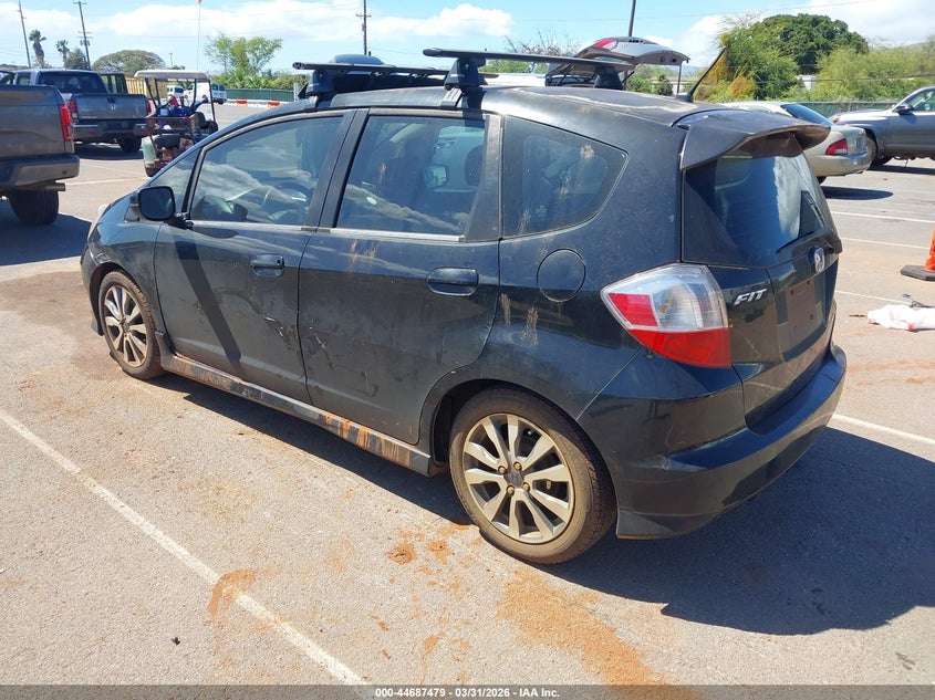 2012 Honda Fit 1.5 Sport black Lot 111044687479 Vin JHMGE8H56CC013089