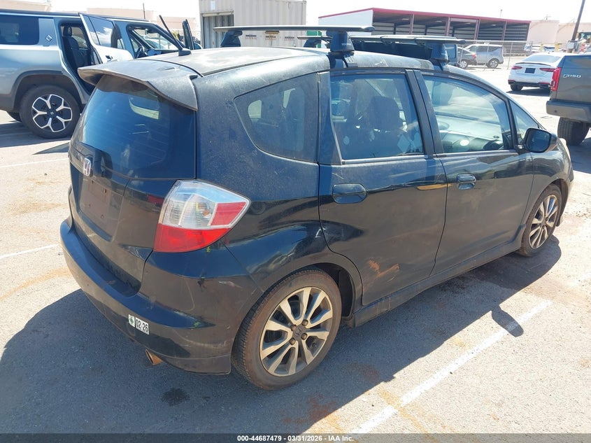 2012 Honda Fit 1.5 Sport black Lot 111044687479 Vin JHMGE8H56CC013089