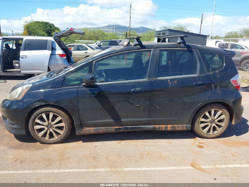 2012 Honda Fit 1.5 Sport black Lot 111044687479 Vin JHMGE8H56CC013089