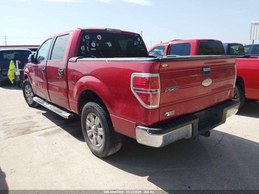 Vin: 1ftfw1ct0cfa57255, lot: 45184595, ford f-150 xlt 20123