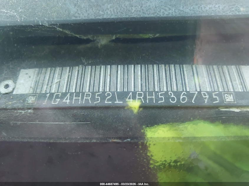 1994 Buick Lesabre Limited VIN: 1G4HR52L4RH536795 Lot: 44687495