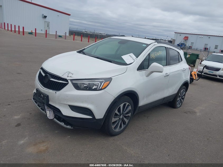 Vin: kl4cjesm6mb374821, lot: 45184770, buick encore awd preferred 20212