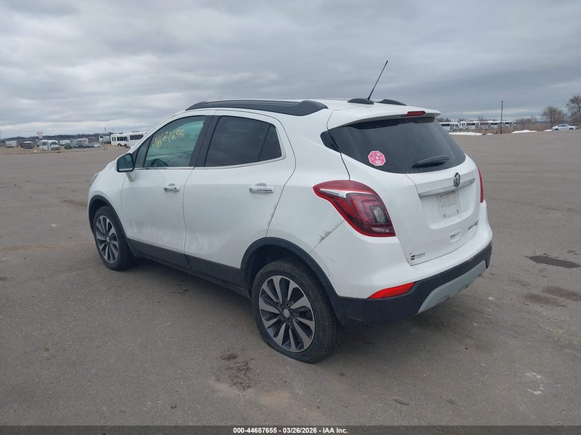 Vin: kl4cjesm6mb374821, lot: 45184770, buick encore awd preferred 20213