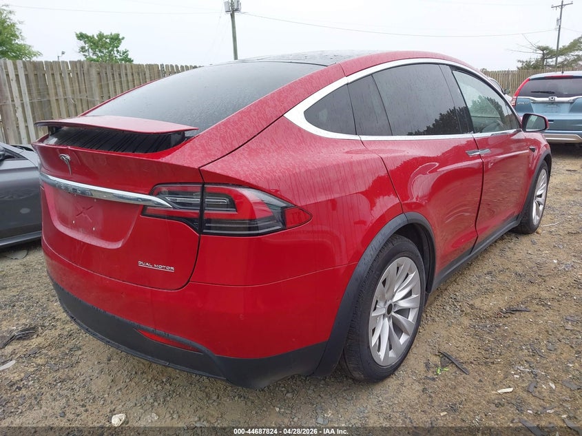 Vin: 5yjxcde44kf180418, lot: 45184939, tesla model x p100d/performance 20194