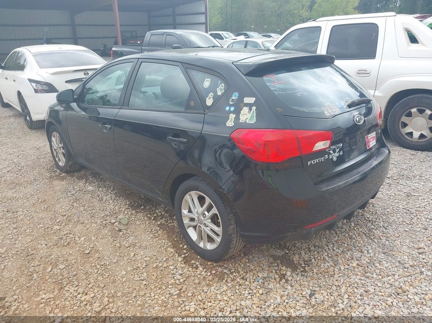 2012 Kia Forte 2.0 Ex black Lot 111044688040 Vin KNAFU5A28C5596474