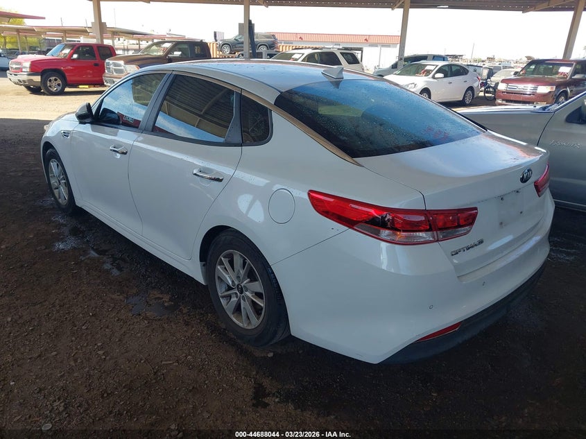 Vin: 5xxgt4l3xgg027699, lot: 45185159, kia optima lx 20163