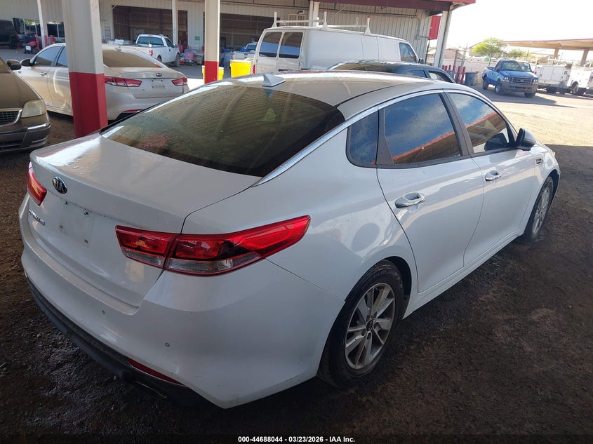 Vin: 5xxgt4l3xgg027699, lot: 45185159, kia optima lx 20164