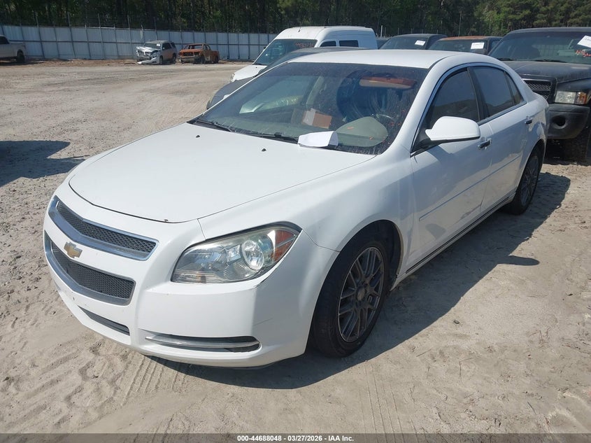 2012 Chevrolet Malibu 2.4 2Lt white Lot 111044688048 Vin 1G1ZD5EU2CF383809