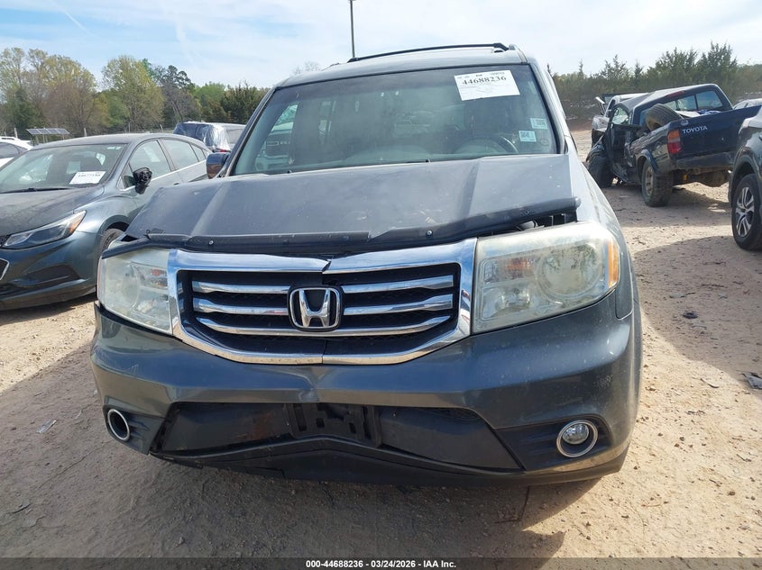 2012 Honda Pilot 3.5 Ex-L grey Lot 111044688236 Vin 5FNYF4H72CB028513