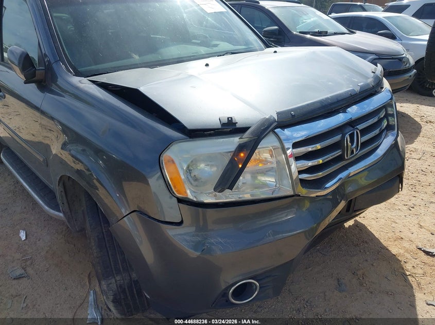 2012 Honda Pilot 3.5 Ex-L grey Lot 111044688236 Vin 5FNYF4H72CB028513