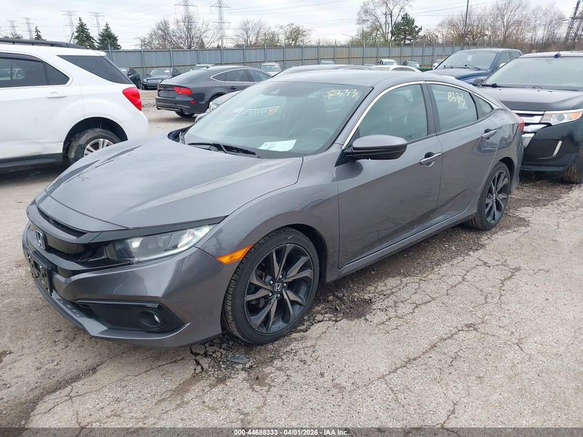 2HGFC2F80KH596592 2019 Honda Civic Sport photo 1