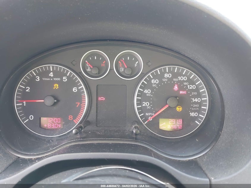 2006 Audi A3 2.0T VIN: WAUMF78P26A188899 Lot: 44688472