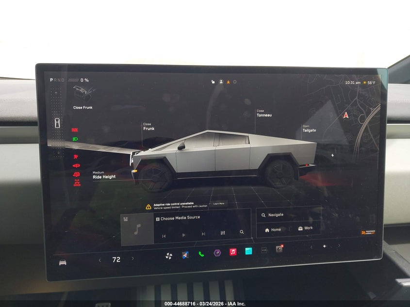 2025 Tesla Cybertruck Cyberbeast VIN: 7G2CEHEE9SA075540 Lot: 44688716