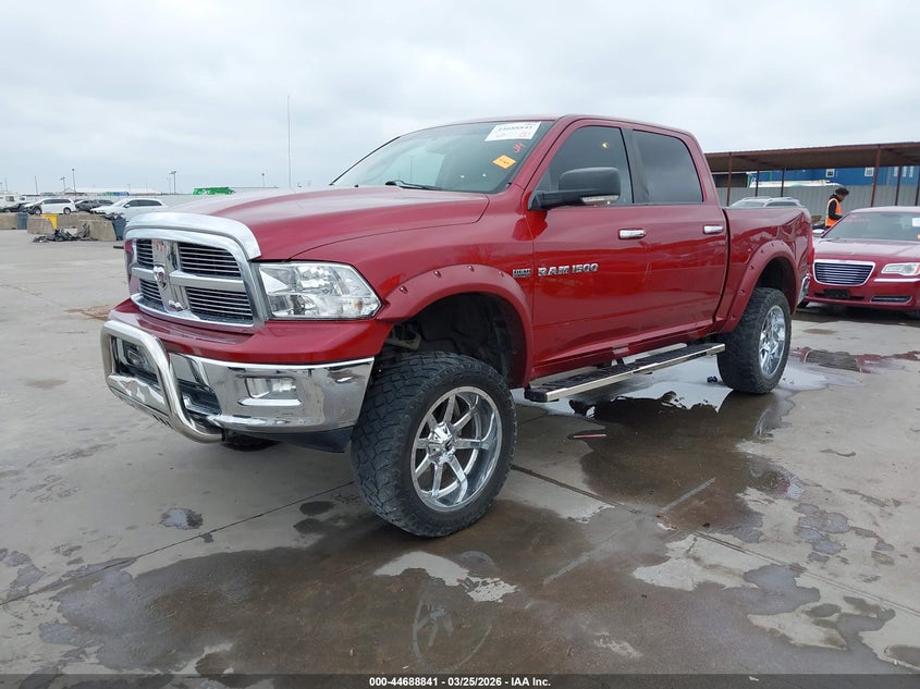 2012 Ram 1500 5.7 Ram Slt red Lot 111044688841 Vin 1C6RD7LT2CS115452