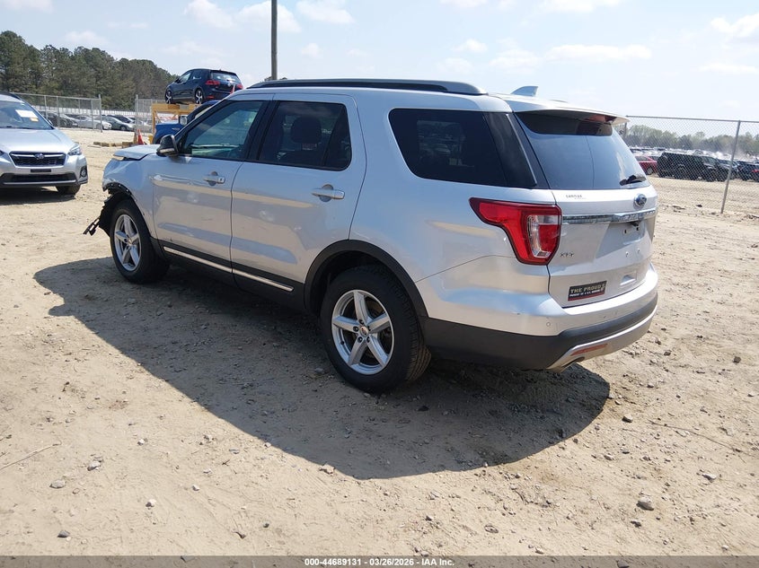 Vin: 1fm5k7d86ggc01231, lot: 45186246, ford explorer xlt 20163