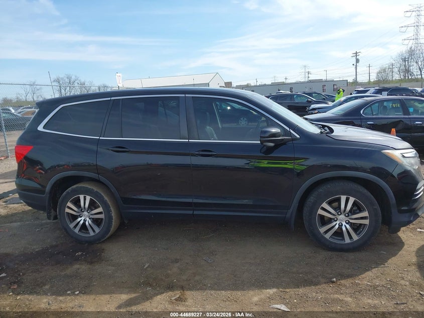 2017 Honda Pilot Ex-L VIN: 5FNYF6H62HB001418 Lot: 44689227