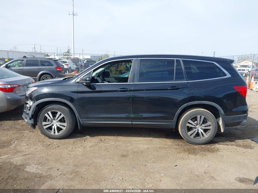 2017 Honda Pilot Ex-L VIN: 5FNYF6H62HB001418 Lot: 44689227