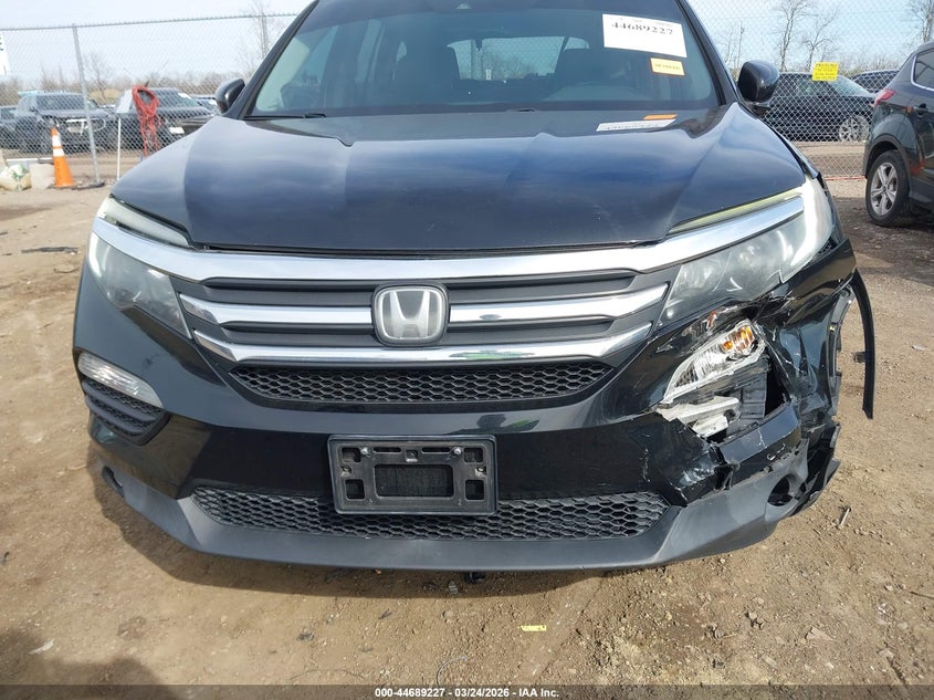 2017 Honda Pilot Ex-L VIN: 5FNYF6H62HB001418 Lot: 44689227