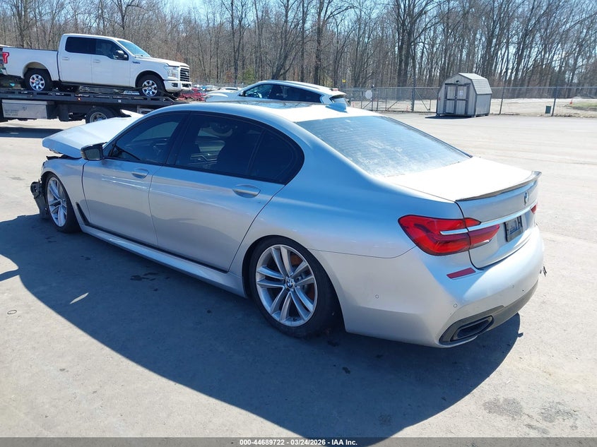 Vin: wba7e4c35hgu99939, lot: 45186837, bmw 740i xdrive 20173