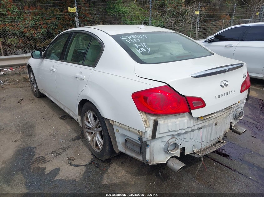 2011 Infiniti G25 Journey