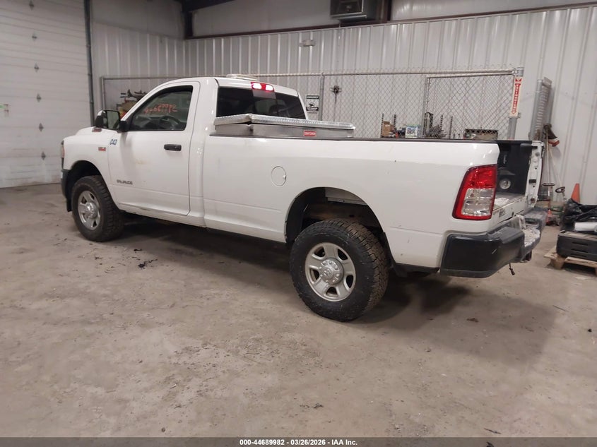 Vin: 3c6mr5aj0ng124632, lot: 45187097, ram 2500 tradesman  4x4 8' box 20223