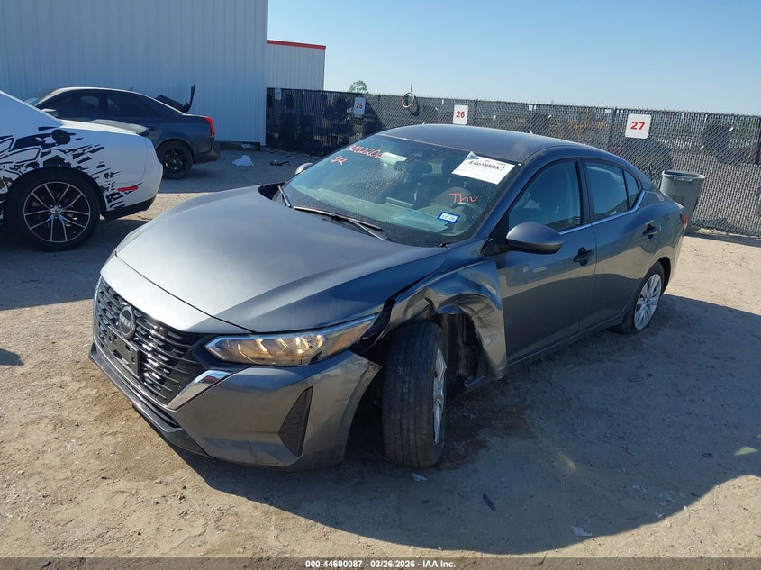 2025 Nissan Sentra S 3N1AB8BV4SY207282 photo 1