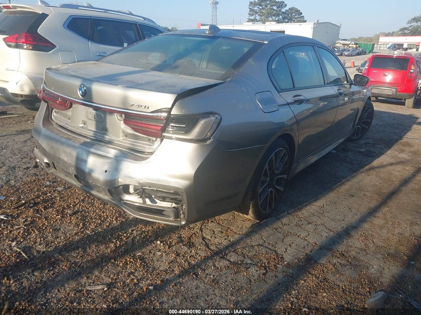 Vin: wba7t2c09lgl17278, lot: 45187305, bmw 740i 20204