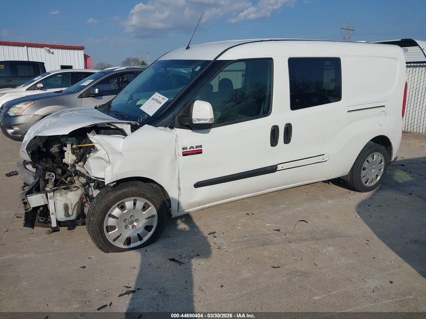 Vin: zfberfbt6g6b16354, lot: 45187519, ram promaster city tradesman slt 20162