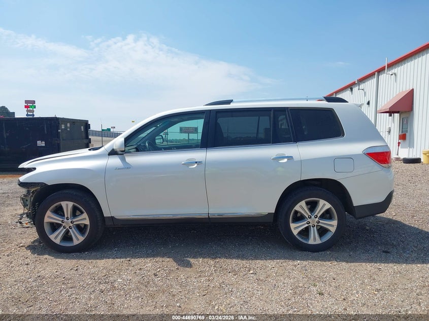 2013 Toyota Highlander Limited V6 VIN: 5TDYK3EH2DS092308 Lot: 44690769