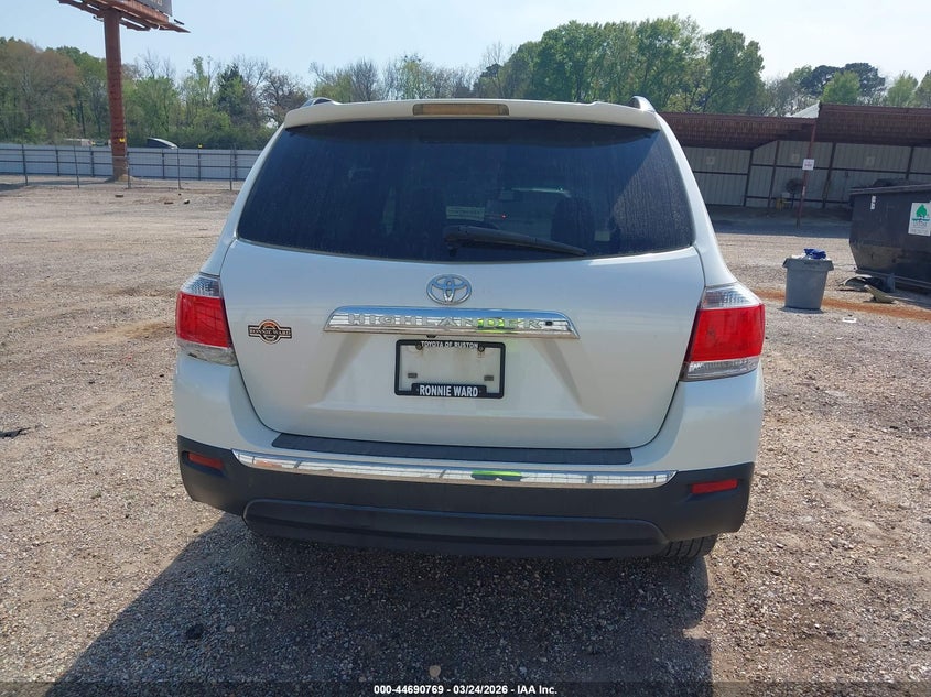 2013 Toyota Highlander Limited V6 VIN: 5TDYK3EH2DS092308 Lot: 44690769