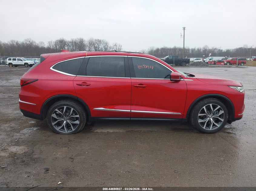 2022 Acura Mdx Technology Package VIN: 5J8YE1H42NL007296 Lot: 44690927