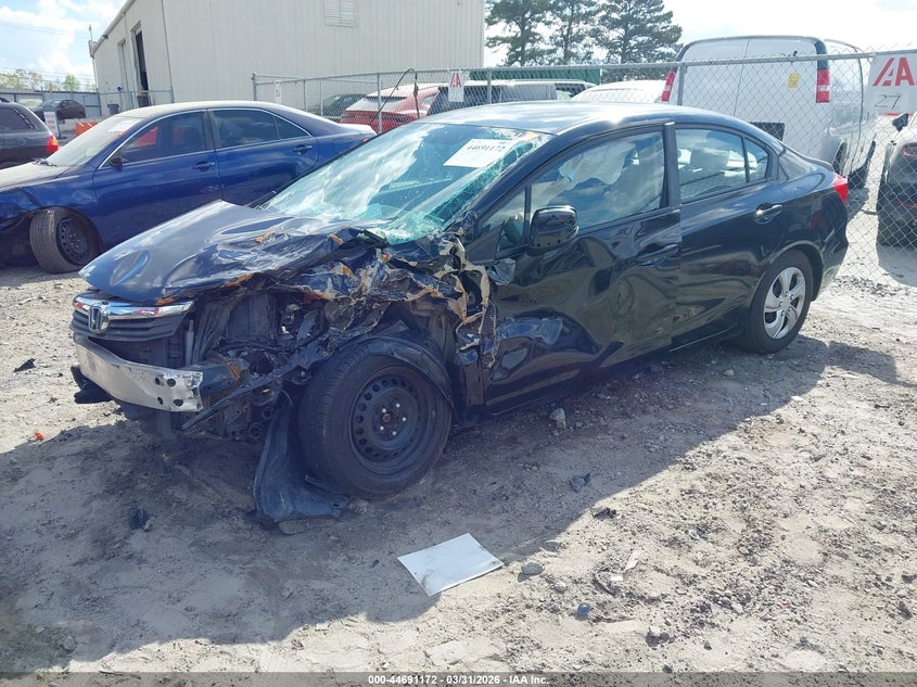 2HGFB2F52CH527199 2012 Honda Civic 1.8 Lx black