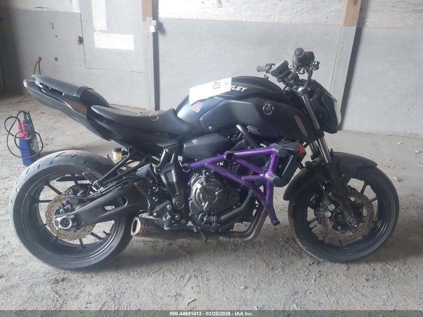 2020 Yamaha Mt07 VIN: JYARM27EXLA007332 Lot: 44691413