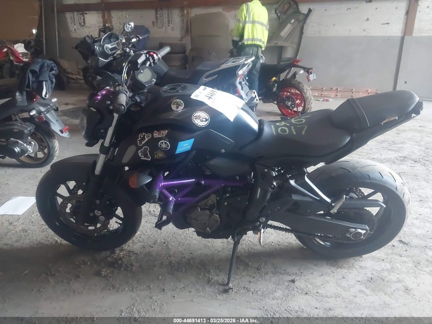 2020 Yamaha Mt07 VIN: JYARM27EXLA007332 Lot: 44691413