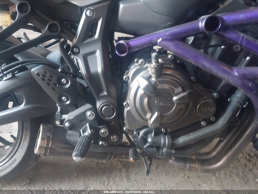 2020 Yamaha Mt07 VIN: JYARM27EXLA007332 Lot: 44691413
