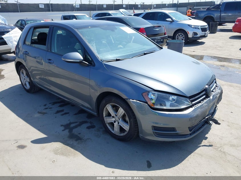 2017 VOLKSWAGEN GOLF TSI S 4-DOOR/TSI SE 4-DOOR/TSI SEL 4-DOOR/TSI WOLFSBURG EDITION 4-DOOR