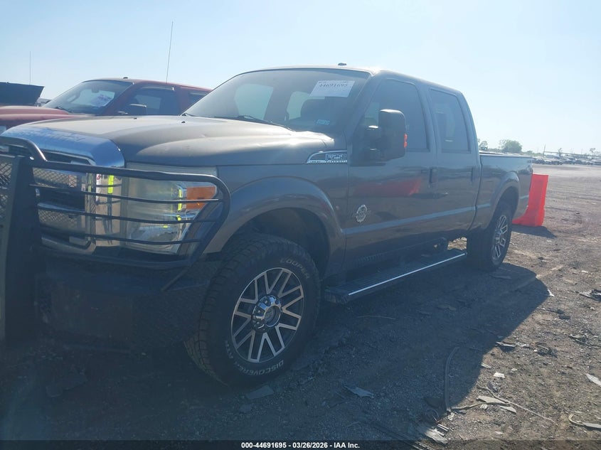1FT7W2BT2CED23876 2012 Ford F250 6.7 F-250 Lariat grey