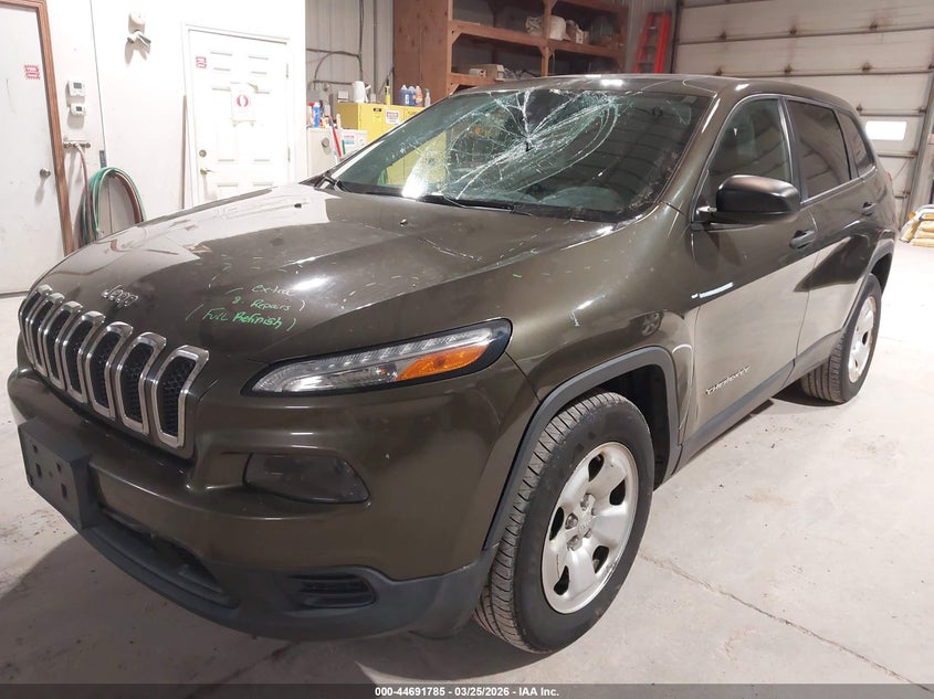2015 Jeep Cherokee Sport 1C4PJMAB1FW593568 photo 1