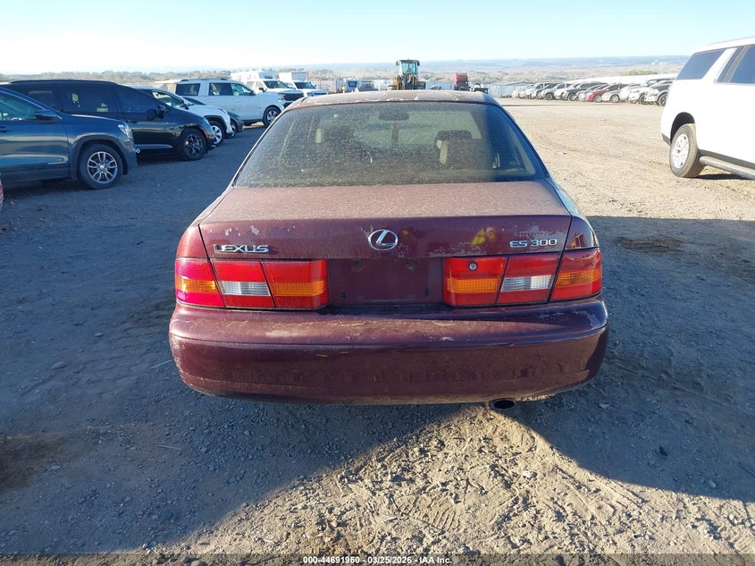 1998 Lexus Es300 VIN: JT8BF28G3W0109628 Lot: 44691950