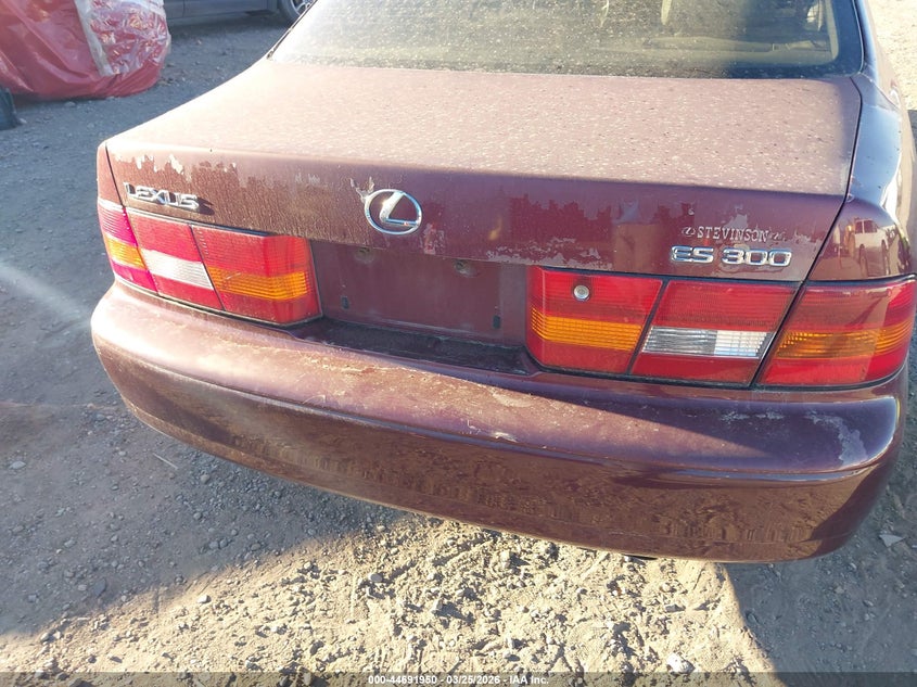 1998 Lexus Es300 VIN: JT8BF28G3W0109628 Lot: 44691950
