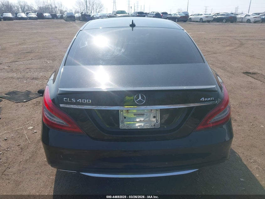 2015 Mercedes-Benz Cls 400 4Matic VIN: WDDLJ6HBXFA144439 Lot: 44692028