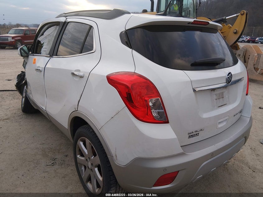 Vin: kl4cjhsbxeb639631, lot: 45189339, buick encore premium 20143