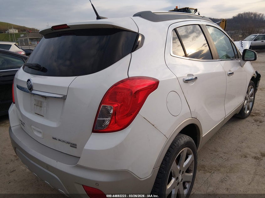 Vin: kl4cjhsbxeb639631, lot: 45189339, buick encore premium 20144