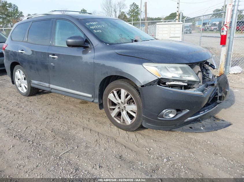 2014 Nissan Pathfinder S/Sv/Sl/Platinum