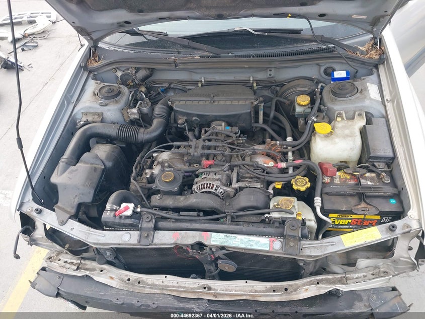 2000 Subaru Forester L VIN: JF1SF6358YH729870 Lot: 44692367